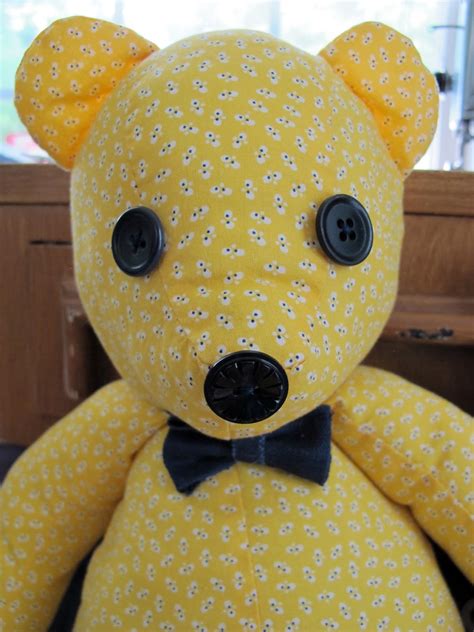 Art by Waiyi: Handmade Fabric Teddy Bear