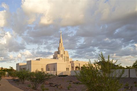 Phoenix Arizona Temple at Sunset