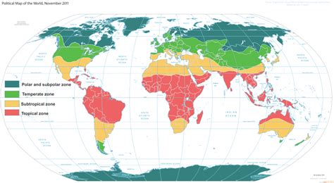 World Climate Zones Map Pdf