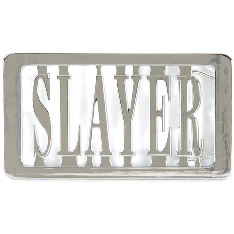 Slayer Rectangle Belt Buckle 95941 | Rockabilia Merch Store