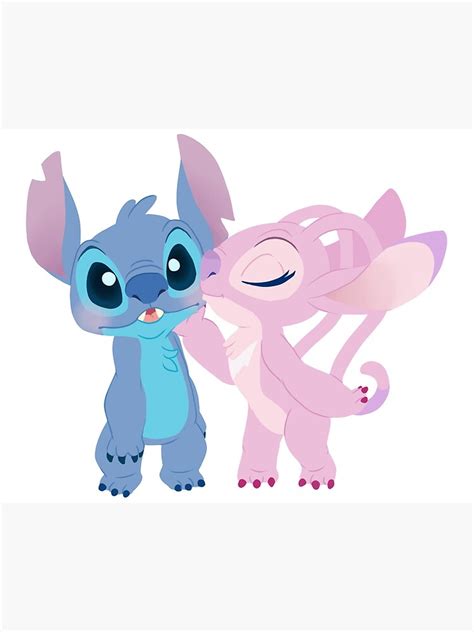 Stitch Embroidery Designs Lilo And Stitch Angel Kiss Love Embroidery ...