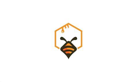 Honey bee vector logo template. Pro vector 16469673 Vector Art at Vecteezy