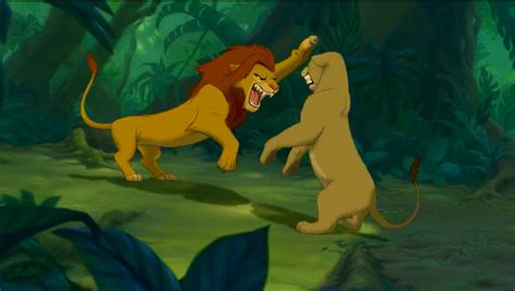 Simba And Nala Fighting