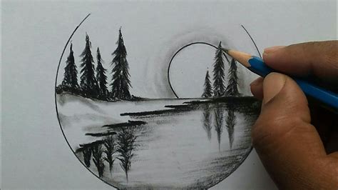 Easy Drawing Pictures Of Nature - Easy Beautiful Drawings Of Nature ...