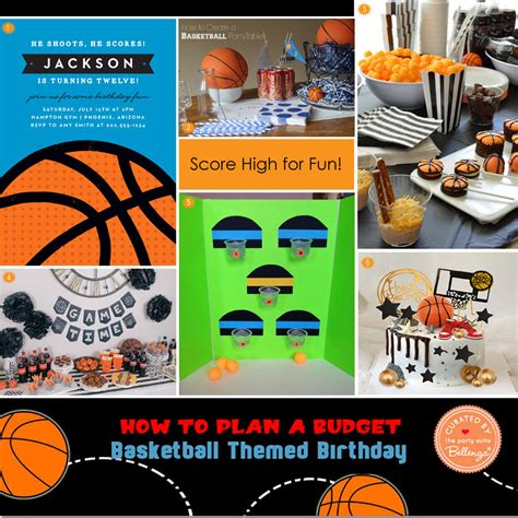 How to Plan a Budget Basketball Birthday Party