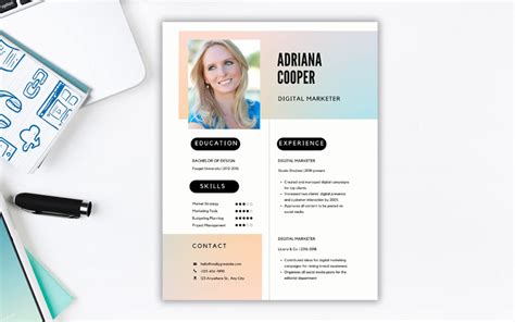 Printable Resume Template PDF Pasted - TemplateMonster