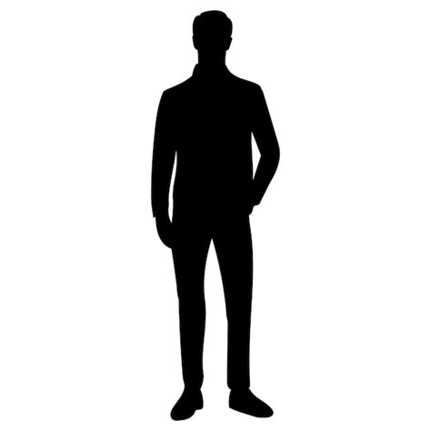 Human Silhouette Standing Png