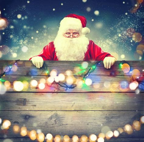 Father Christmas Santa Claus Wallpaper Wall Mural