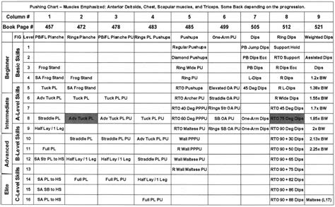 Calisthenics 3: Progression Charts and Real-Life RPG Skills