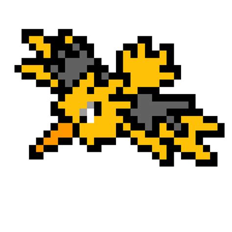 Pixilart - pokemon Moltres Pixel Art by mango10000