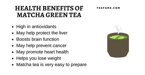 7 Great Health Benefits of Drinking Matcha Green Tea - TeaFame