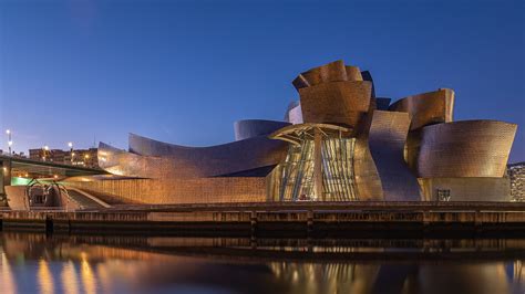 Bilbao. The Guggenheim Museum. Foto & Bild | spain, world, nacht Bilder ...