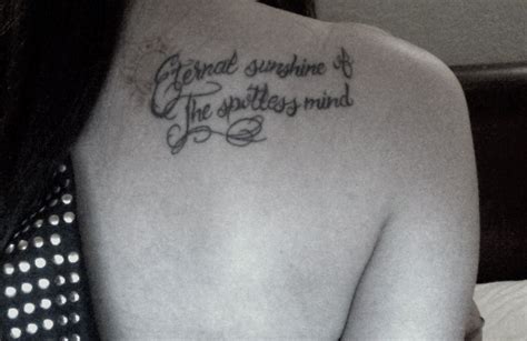 Eternal sunshine of the spotless mind tattoo | Tattoos, Ink tattoo ...