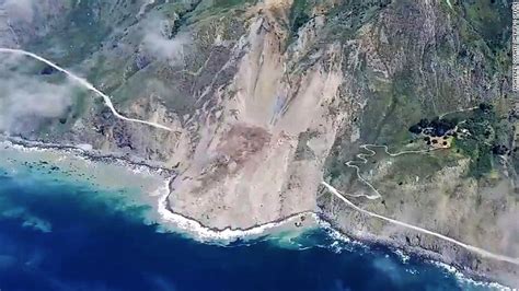 Landslide buries California's scenic highway in Big Sur - CNN