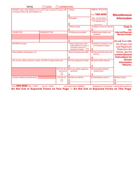 2024 Printable 1099 Forms - Ranee Casandra