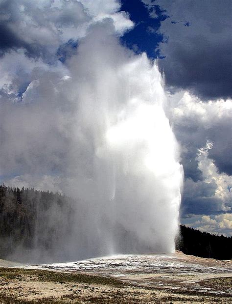 Free picture: old, faithful, geyser