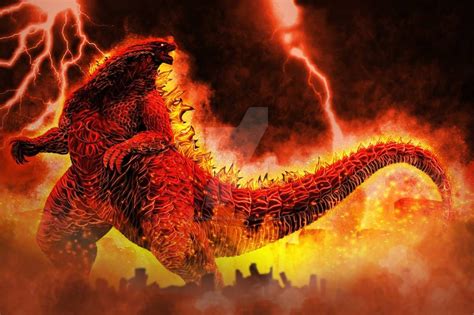 Share more than 58 burning godzilla wallpaper best - in.cdgdbentre