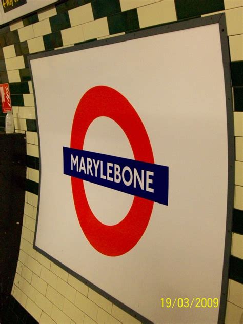 MARYLEBONE TUBE STATION | MARYLEBONE | WESTMINSTER | LONDON | ENGLAND ...