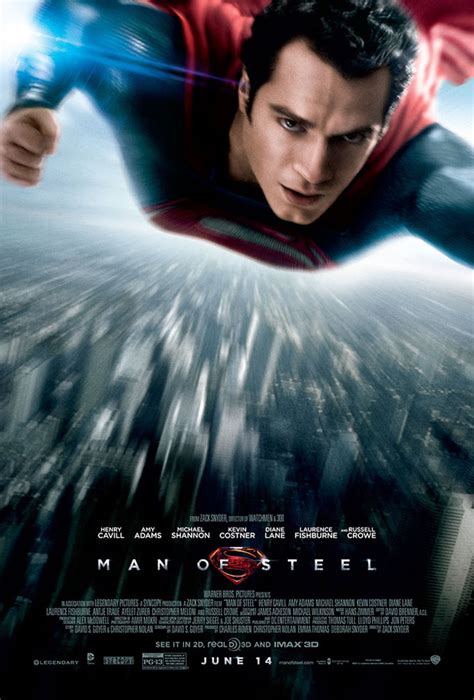 Movie Poster Critic: New Man of Steel poster released