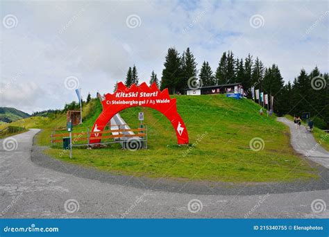 Hahnenkamm Ski Race Start Point Editorial Image - Image of mountain ...