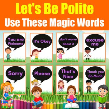 Using Polite Words Teaching Resources | Teachers Pay Teachers