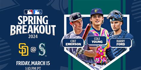 Mariners Spring Breakout roster 2024