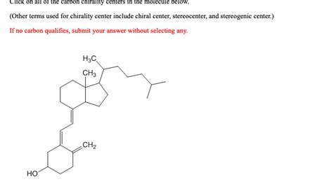 Solved Click on all of the carbon chirality centers in the | Chegg.com