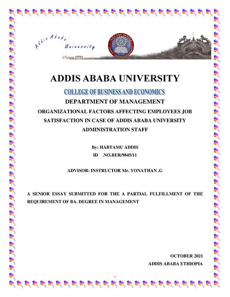 Habtamu Addis Paper 24 - A reseach proposal on Training and Development ...