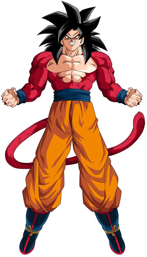 Son Goku Super Saiyan 4 (Revamp Version) Dragon Ball Super X Dragon ...