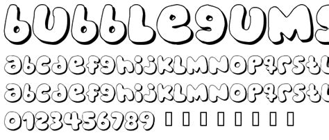 Bubblegums Font Fancy Cartoon