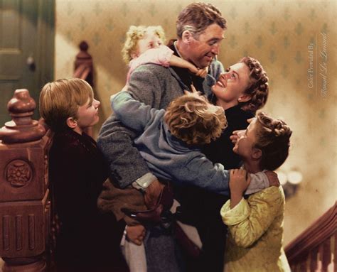 Movie Still from It's a Wonderful Life, 1946 : r/ColorizedHistory