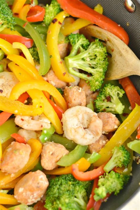 Really nice recipes. Every hour. — Spicy Shrimp & Sausage Stir Fry! An ...