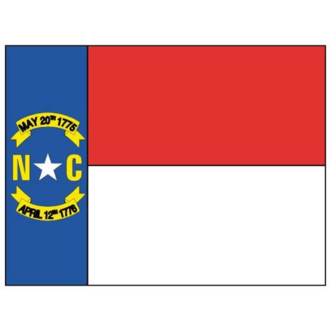 North Carolina flag Royalty-free Stock Vector Images