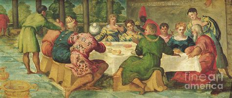 King Belshazzar's Banquet, C.1543/44 Painting by Jacopo Robusti ...