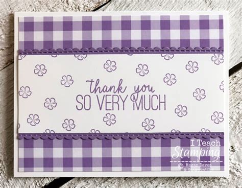 Handmade Thank You Cards | Video Tutorial - I Teach Stamping