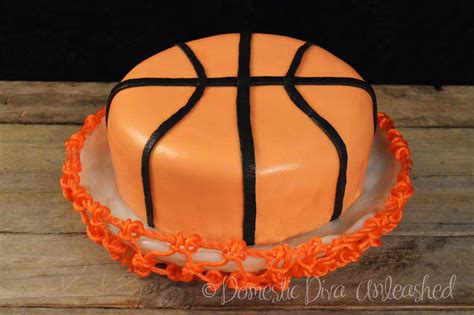 Basketball Birthday Cake — Domestic Diva Unleashed