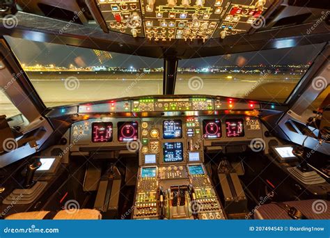 Cockpit Airbus A330neo Passenger Plane Editorial Image | CartoonDealer ...