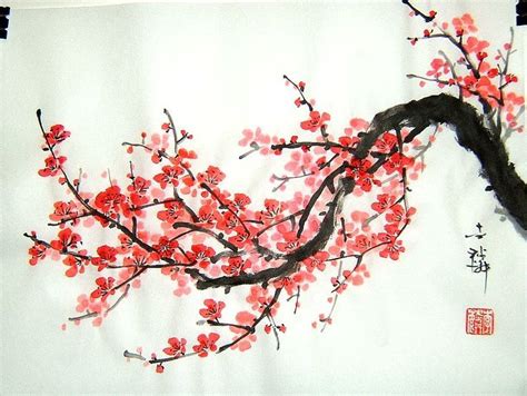 Japanese Cherry Blossom Art | Cherry Blossoms | Clipart library ...