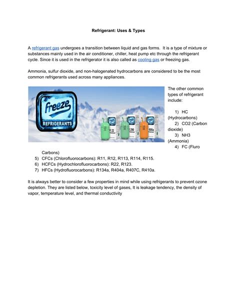 PPT - Refrigerant: Uses & Types PowerPoint Presentation, free download ...