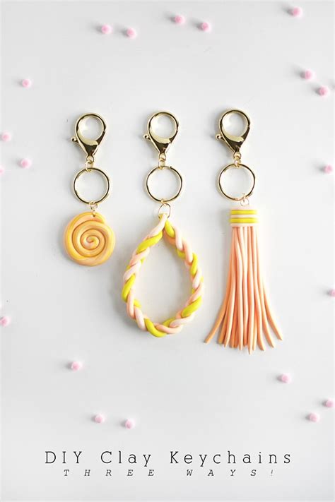 DIY Clay Tassel Keychain - Delineate Your Dwelling