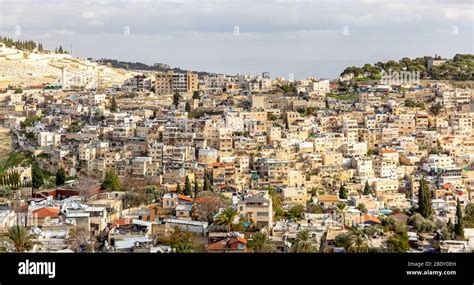 Aerial View of Jerusalem old city . Israel Stock Photo - Alamy