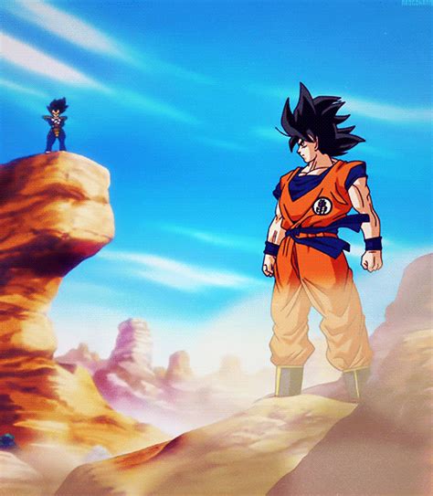 Goku Vs Vegeta Saiyan Saga