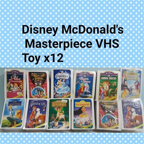 Disney McDonald's Toy x12 on Mercari | Disney collectables, Aristocats ...