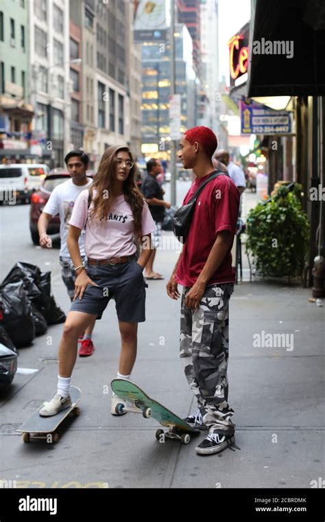 JADEN SMITH and RACHELLE VINBERG in SKATE KITCHEN (2018), directed by ...