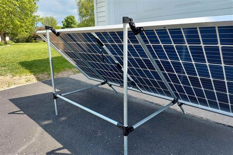 How to Build a DIY Solar Panel Ground Mount - tinktube