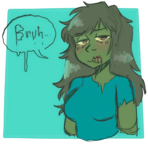 Minecraft Zombie Girl | Art~ Amino