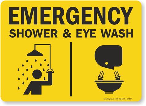 Safety Signs Eye Wash Station at Ramon Squires blog