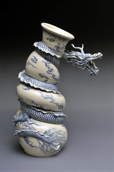 Ceramic Sculpture Dragon By Johnsontsang