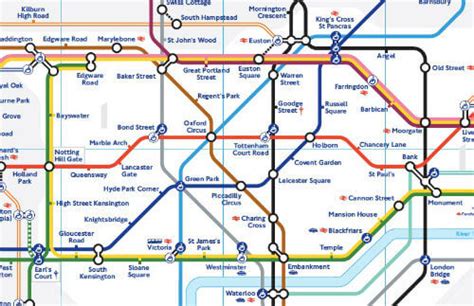 Plan Métro Londres (en PDF & Interactif) : Carte avec Zones & Monuments