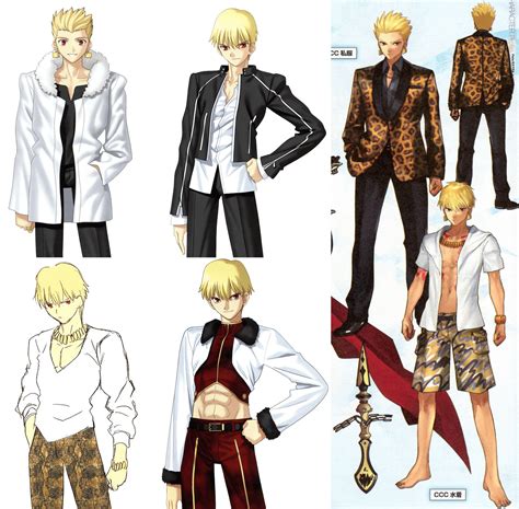 Casual Gilgamesh wardrobe : r/fatestaynight